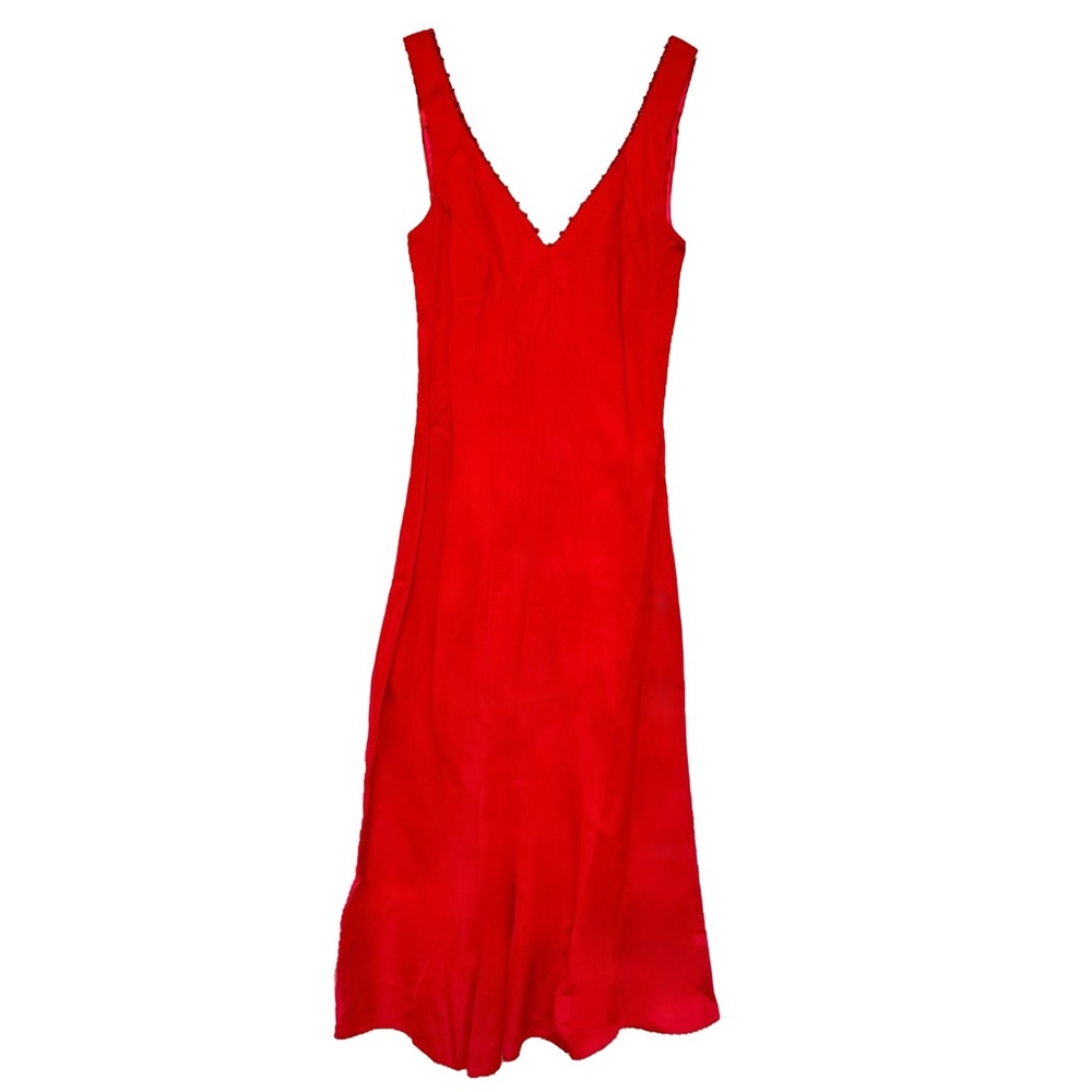 Blumarine Red Dress IT 44 - Beaded details